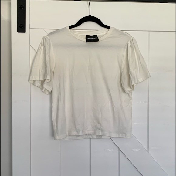 Kittenish Basic B white T size M. NWOT - Picture 4 of 4